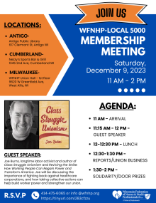 12-9-12 Membership Meeting Flyer