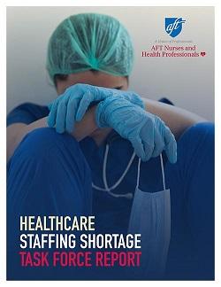 AFT Healthcare Staffing Crisis Taskforce Report THUMBNAIL