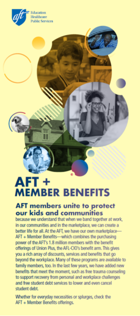 2025-2026 AFT Member Benefits Brochure